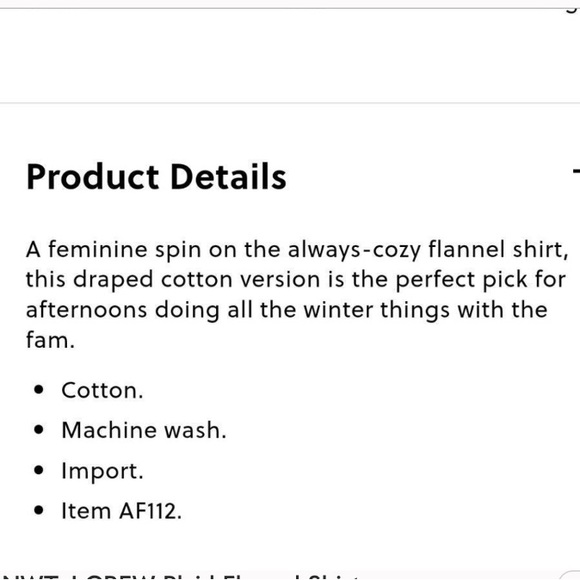 Jcrew plaid flannel blouse - Picture 5 of 9